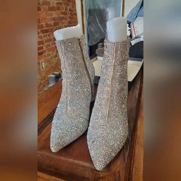 Betsy Johnson Cady Rhinestone booties - Picture 4 of 7